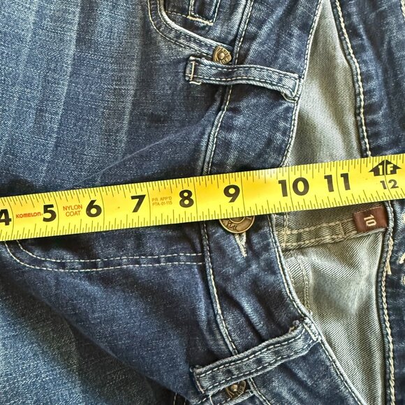 Kut From The Kloth Womens Denim Jeans Size 10 Distressed Mid Rise Straight Leg - Picture 6 of 8